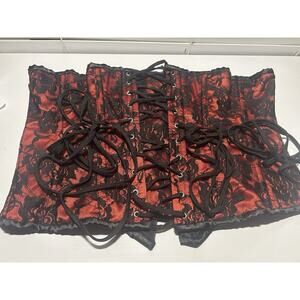 Lavish by Daisy Corsets Corset in Red Black2xxl